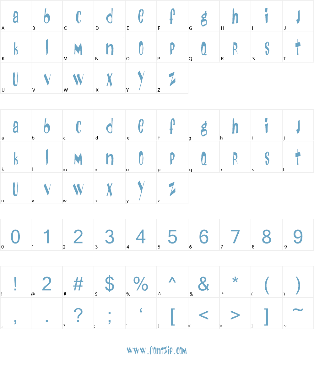 Day Of The Tentacle Font Character